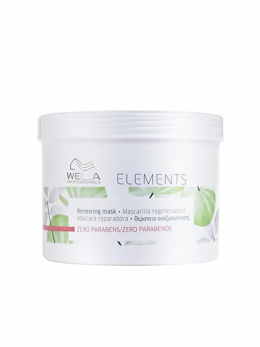 Обновляющая маска Wella elements Renewing Mask 500 мл. Обновляющая маска Wella elements Renewing Mask 150 мл. Wella elements Renewing Mask -маска (без парабенов) 500 мл. Wella professionals elements маска.