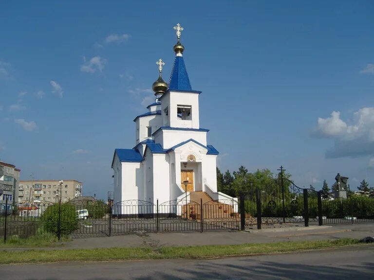 Город татарск какая. Церковь г.Татарск НСО. Церковь Татарск Новосибирская область. Часовая башня Татарск. Храмы города Татарск.