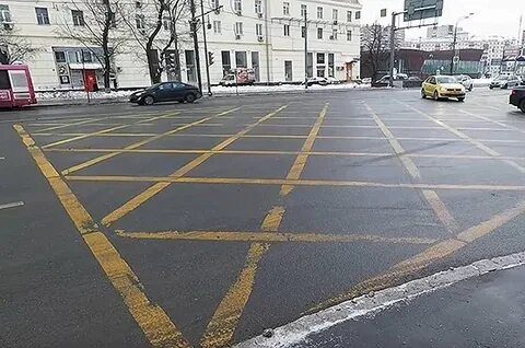Штраф за вафельную разметку