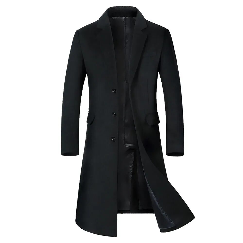 Низкое мужское пальто. Мужское пальто woolen Coat. Мужской чёрный плащ Trench Coat. Тренч мужской длинный черный. Пальто мужское зимнее длинное.