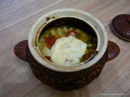 Кабачки в горшочках в духовке