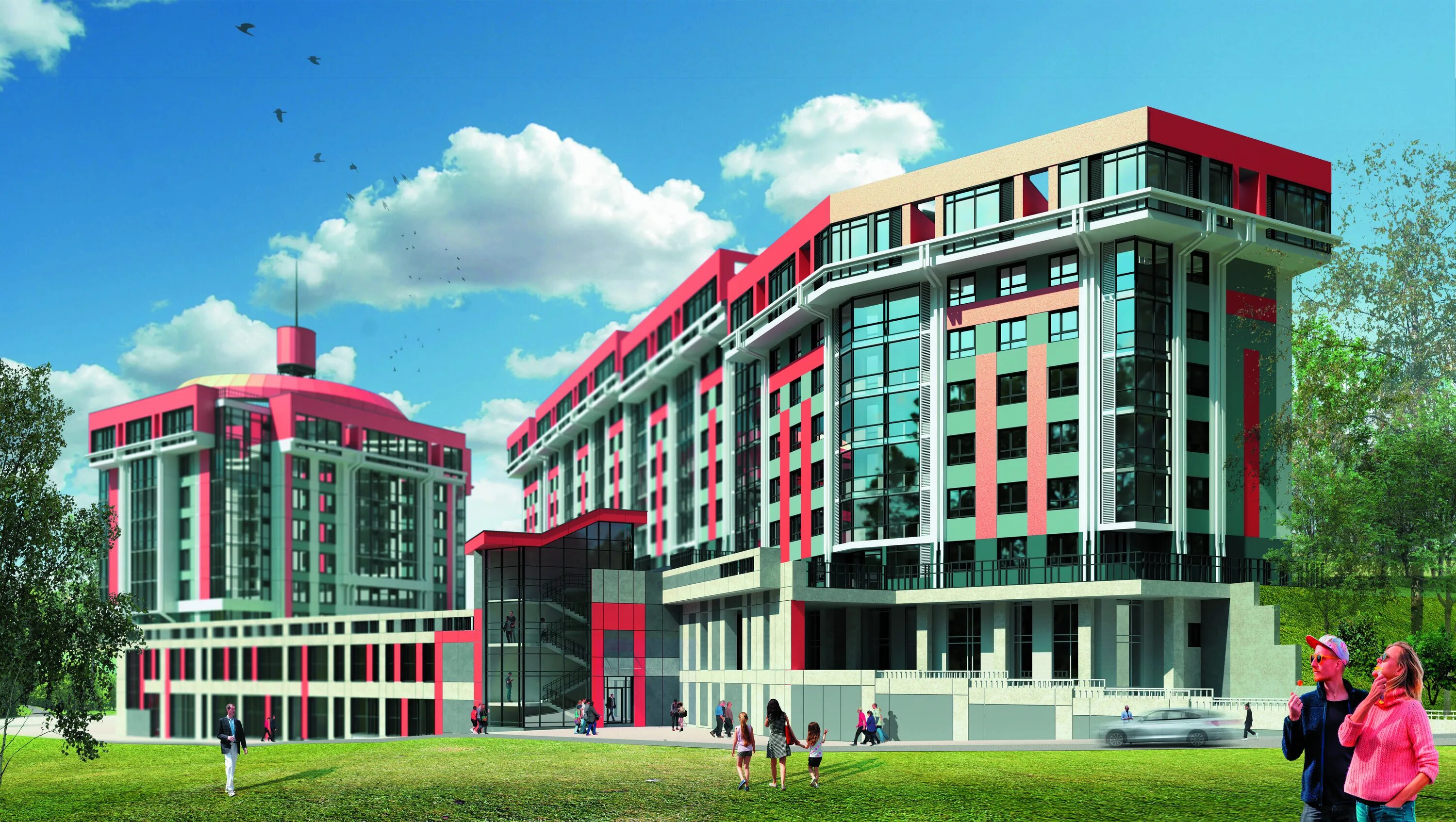 Монастырская 181 пермь фото В клубном доме "Atrium Park" около Пермского университета открылись продажи квар