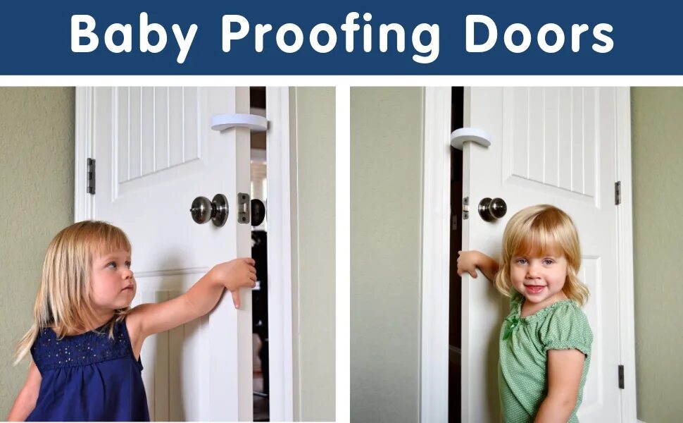 Make a to the door. Baby proofing. foamed door.