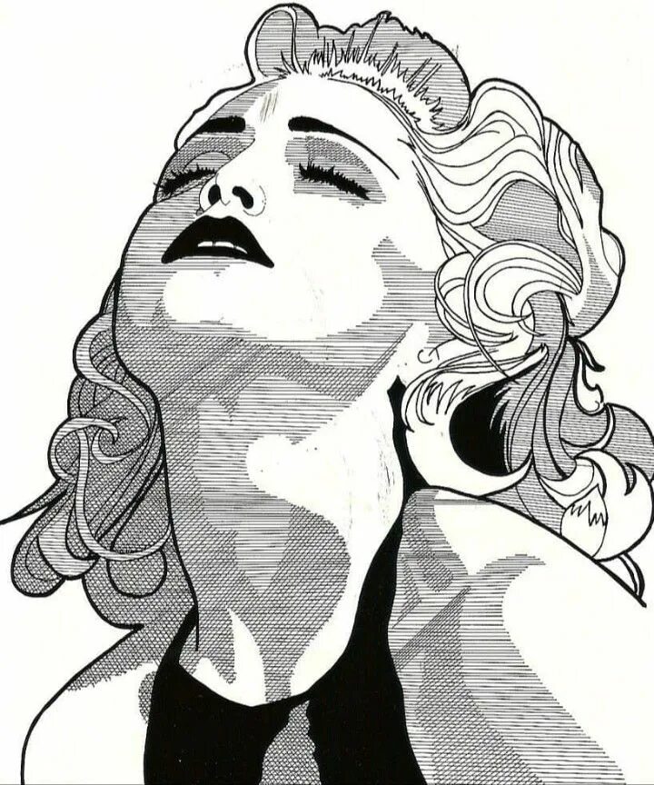 Рисунок дива. Мадонна карандашом. мадонна рисунок карандашом. мадонна певица карандашом. векторный рисунок мадонна.
