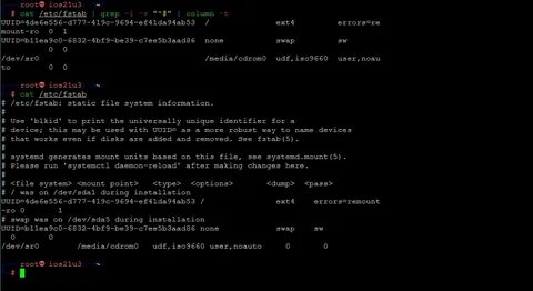 Fstab linux