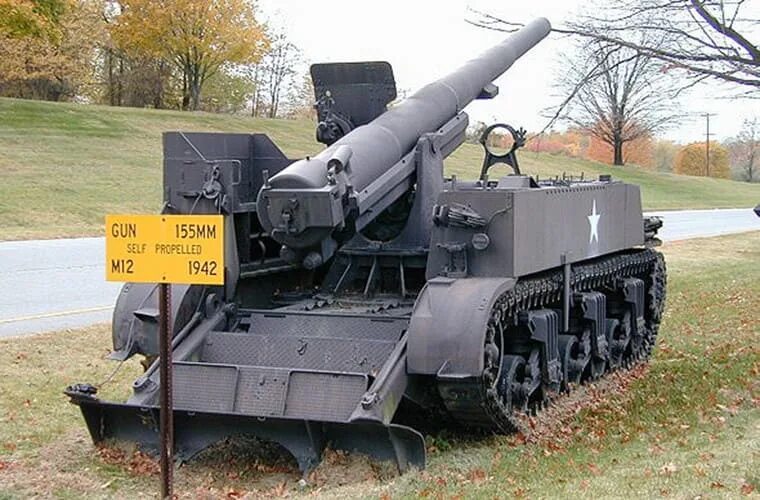 М 12. 155mm Gun Motor Carriage m12. САУ m12 GMC. M12 155mm. М12 САУ.