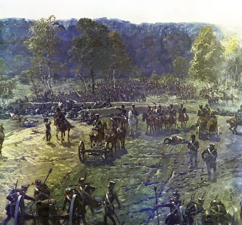 Бой за редут. Бой за шевардинский редут 1812. рубо бородинская битва.