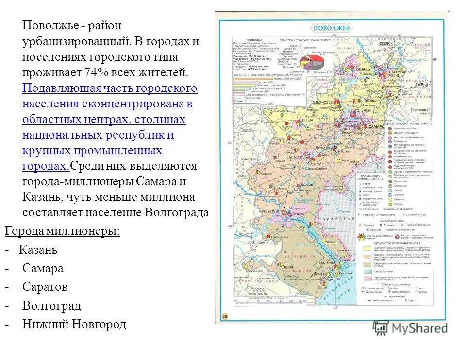 Рекреационные районы поволжья