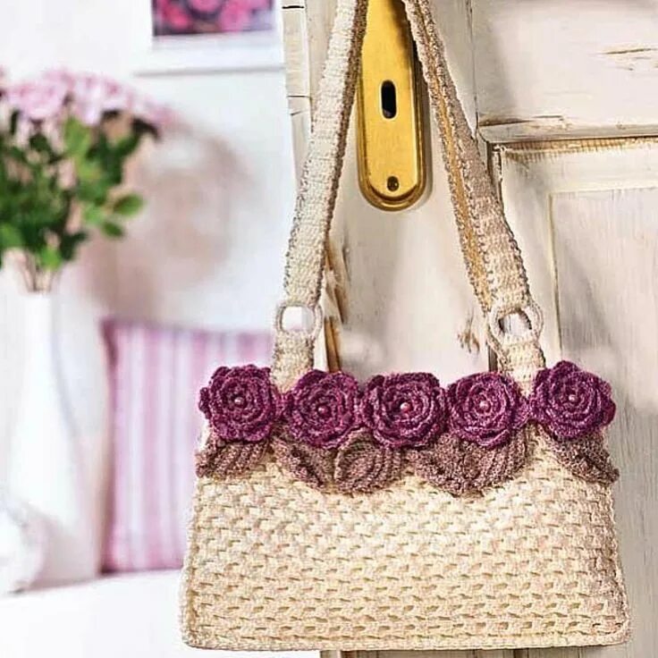 Вязаная сумка габби. Bolso crochet сумка. Украшение сумки крючком. Вязаные сумочки. Сумка вязаная.
