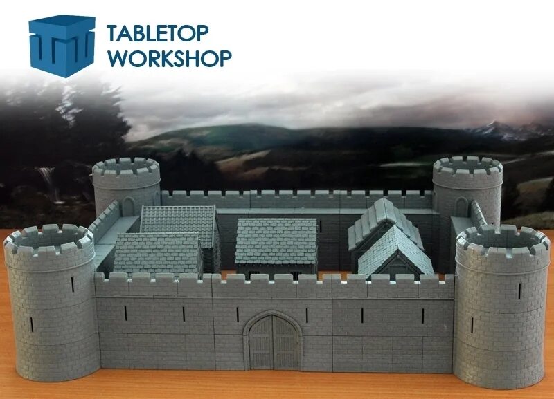 Черный замок купить. Tabletop Castle. 28 Mm Tabletop. Tabletop Workshop 28medrtow fortified Tower. Ландшафт 28 мм.