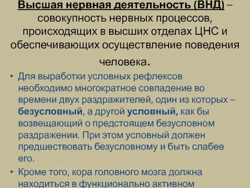 Высшая нервная деятельность человека кратко. ВНД человека. Высшая нервная деятельность человека. Процессы высшей нервной деятельности. Формы высшей нервной деятельности человека.