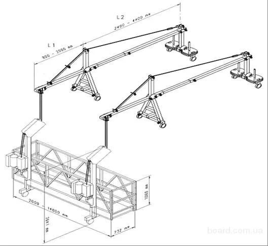 Сборка люльки. Консоль фасадного подъемника ZLP 630. Подъемник ZLP 630 чертеж. Люлька ZLP 630 схема. Фасадный подъемник ZLP 630 чертеж.