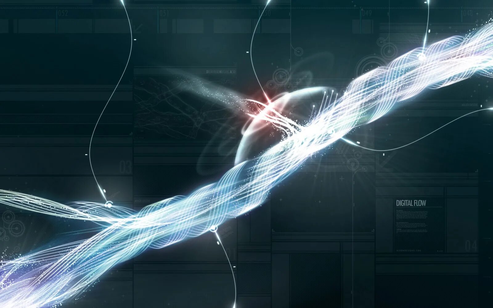 Абстракция волны. Deina flow +18. Радужная сеть. Flow texture. Цифровой фон.