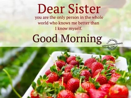 Sister morning