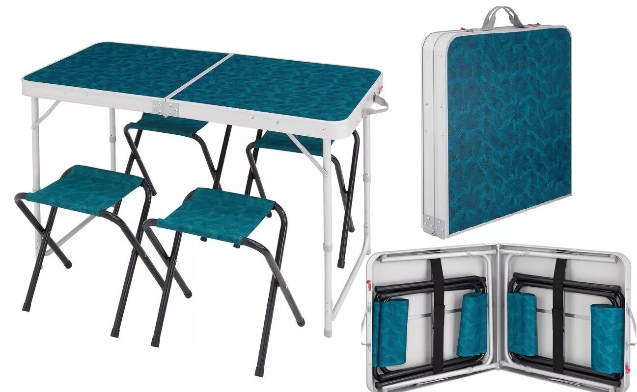 Наборы столов для пикника. Стол складной Декатлон. Набор "пикник" стол складной + 4 стула cho-150-e синий. Стол походный Декатлон. Столик туристический складной Декатлон.