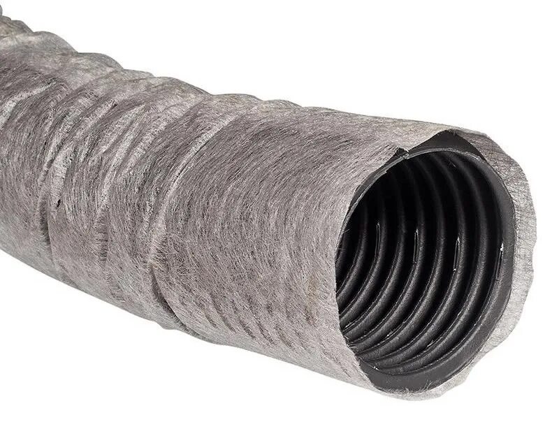 Труба дренажная гофрированная 110 мм с перфорацией в фильтре. Труба перфорированная дренажная 110. Пэ дренажные трубы. Завод дренажных труб г. Труба дренажная 110 sn8.