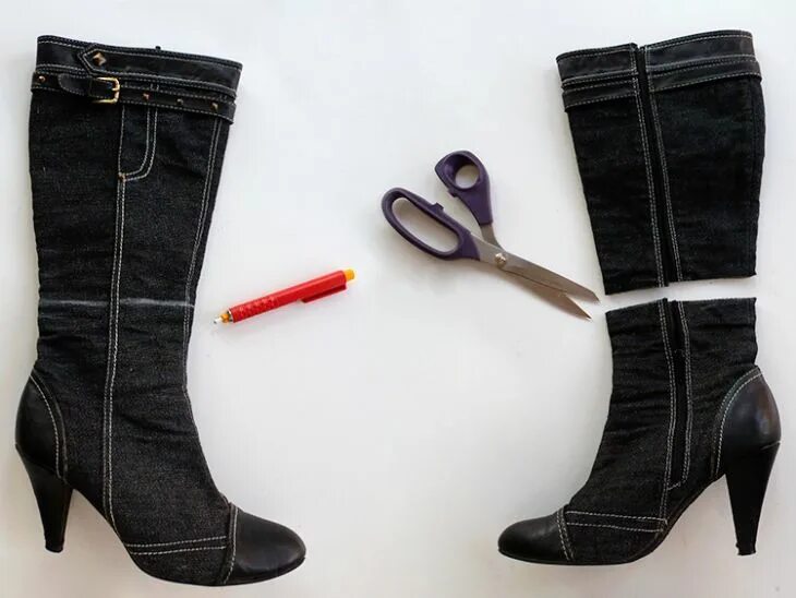 Не выбрасывайте старые свитера - море идей для переделки! Boots diy, Diy fashion