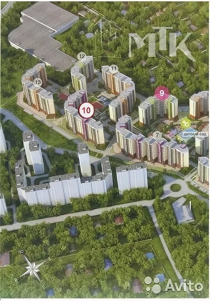 Продажа 2 комнатной квартиры 73,5 м², 24 этаж, Можайское шоссе 50 в Московской о