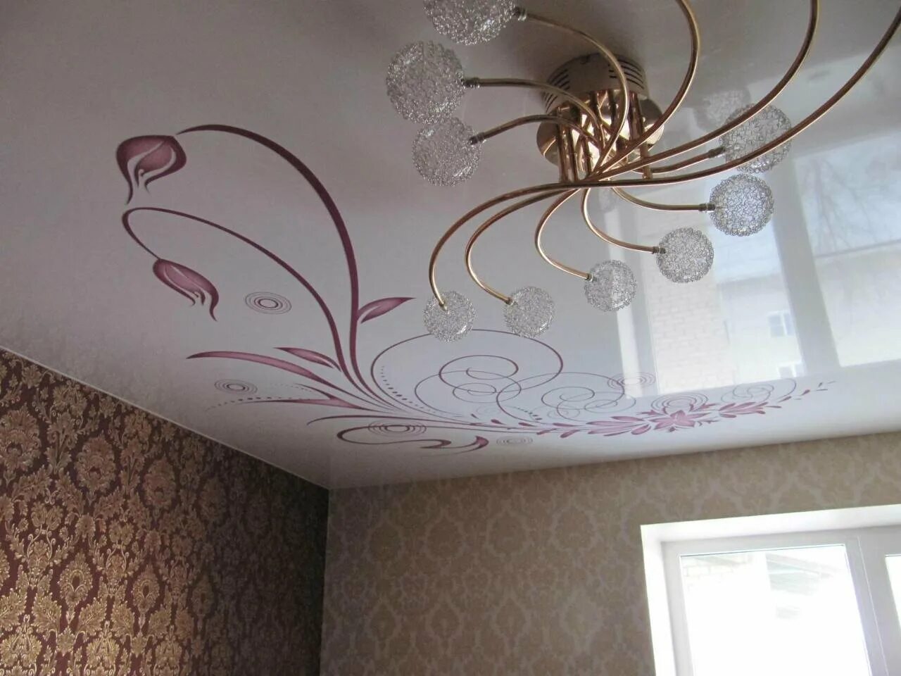 двухъярусный потолок. натяжные потолки с подсветкой. зеленый потолок. зеленый натяжной потолок. комбинированные многоуровневые потолки.