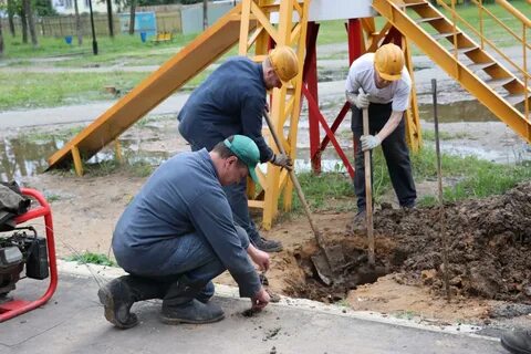 Установленная парке