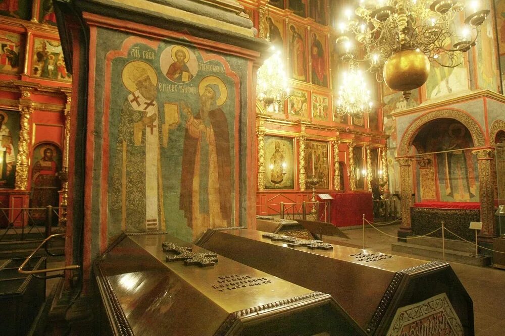 Архангельский собор московского кремля фото внутри
