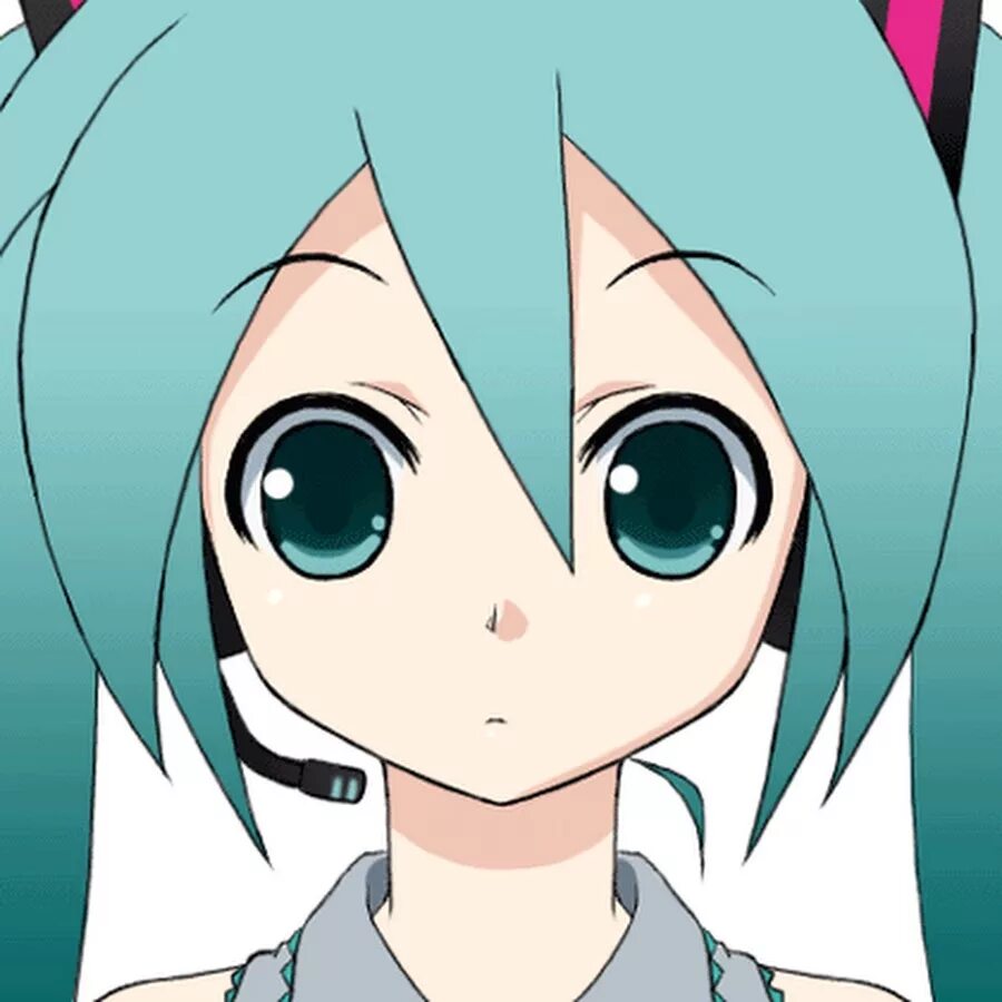 Miku gif. Хатсуне Мику арт гиф. Хатсуне Мику Чиби гиф.