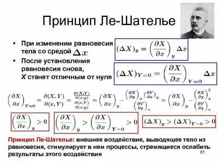Принцип ле шателье