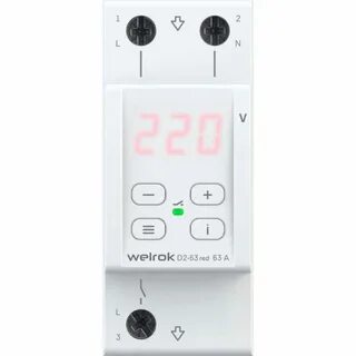 Welrok d2 63 реле напряжения