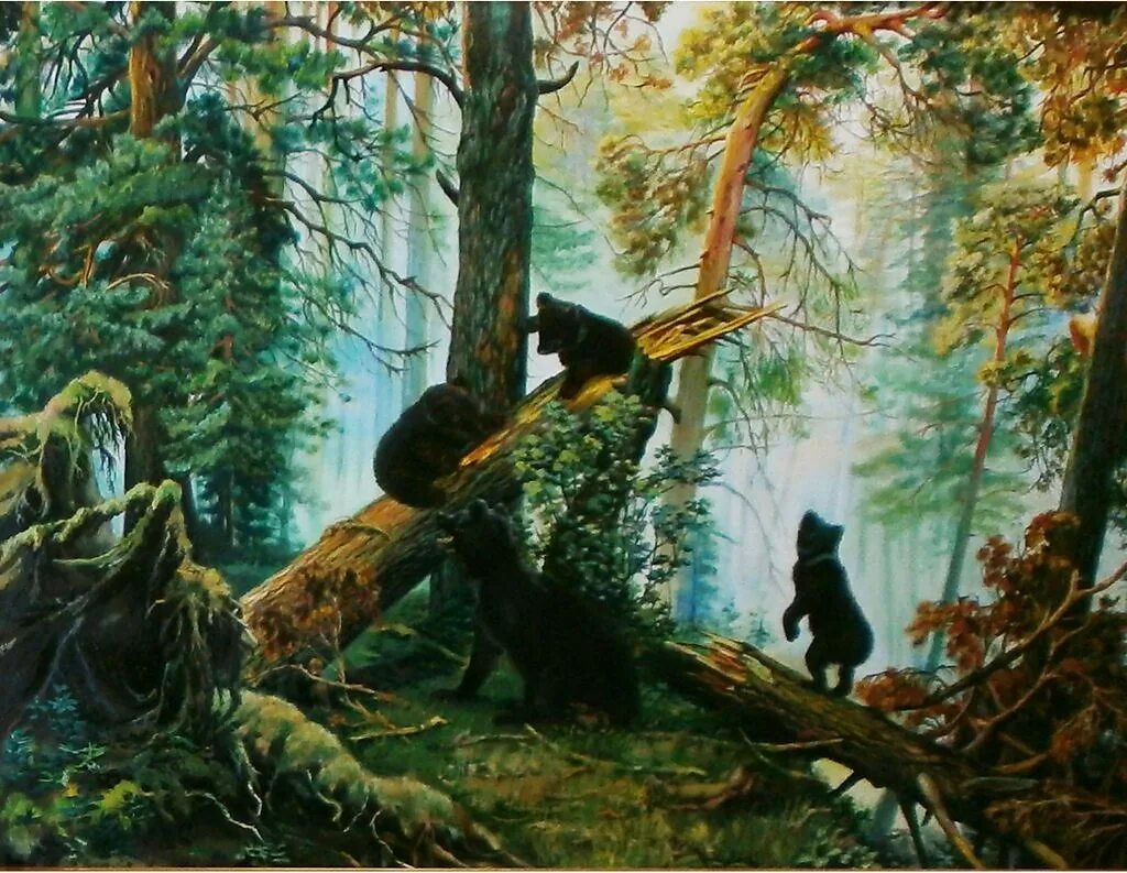 Покажи картину утро в сосновом лесу. А. Репин мишки в сосновом бору. Покажи картину утро в сосновом лесу. Покажи картину утро в сосновом лесу.