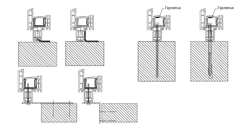 Как крепятся пластины. Схема установки окон ПВХ на пластины крепежные. Схема крепления окна на анкерные пластины. Узел крепления оконного блока. Узел крепления окна ПВХ на анкерные пластины.