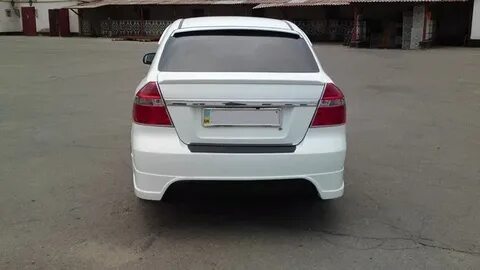 Бампер на шевроле авео т250 седан