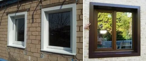 Металлические откосы пластиковых окон