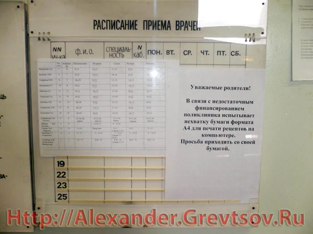 Во сколько начинают работать поликлиники