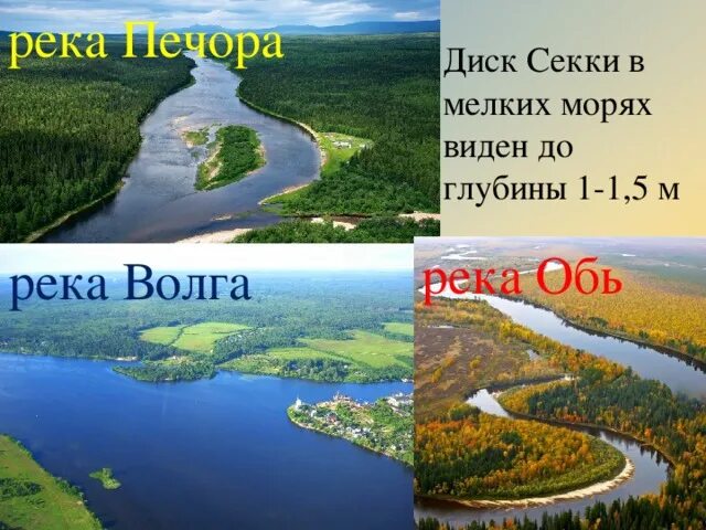 Глубина реки обь