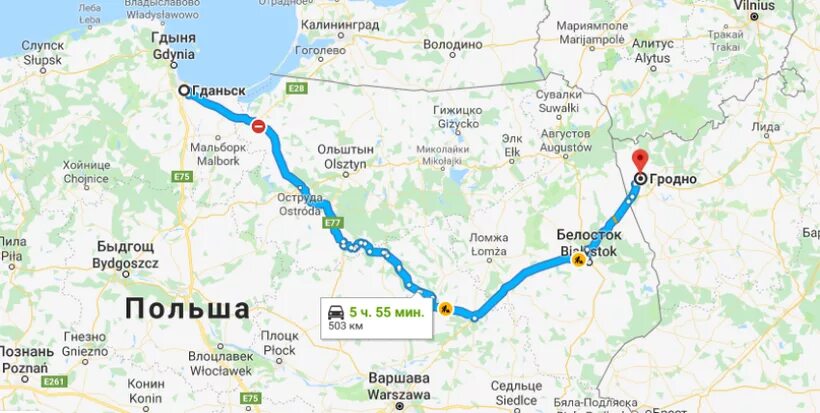 Брест гродно расстояние. От Гродно до польской границы. Гродно и Польша на карте. Гродно до границы с Польшей. Гданьск на карте.