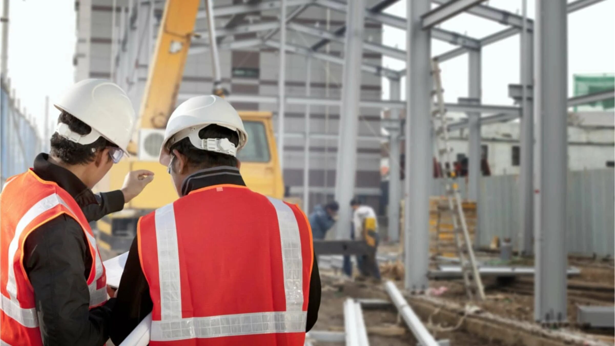 Building workers