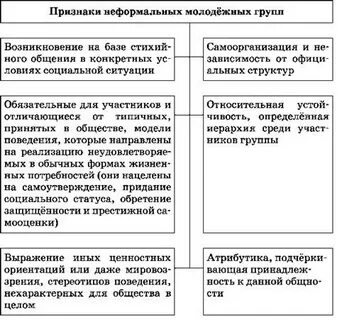 Неформальная молодежь социальная группа