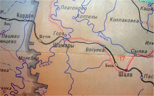 Шаля где находится