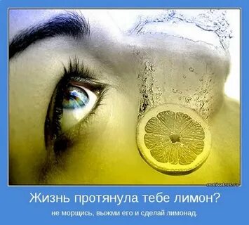 Если жизнь дает тебе лимоны сделай