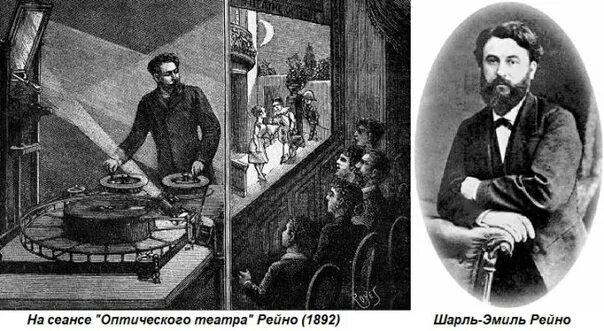 Оптический театр 12 букв. Праксиноскоп эмиля рейно 1877 франция. оптический театр эмиля рейно. художник эмиль рейно. француз эмиль рейно.