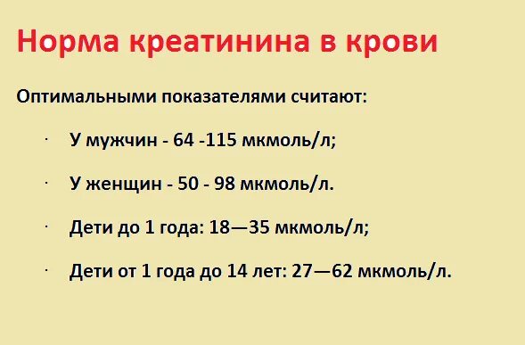 Норма креатинина после 60