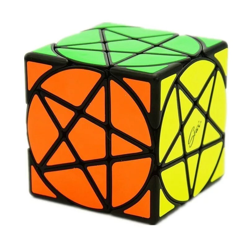 Кубик Рубика звезда Magic Cube. QIYI 3x1x1 Spinner Cube. Pentacle Cube. Головоломка кубик yj8320.