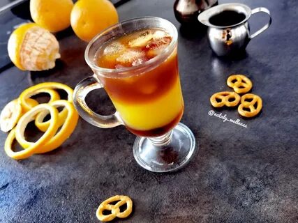 Апельсиновый бамбл кофе