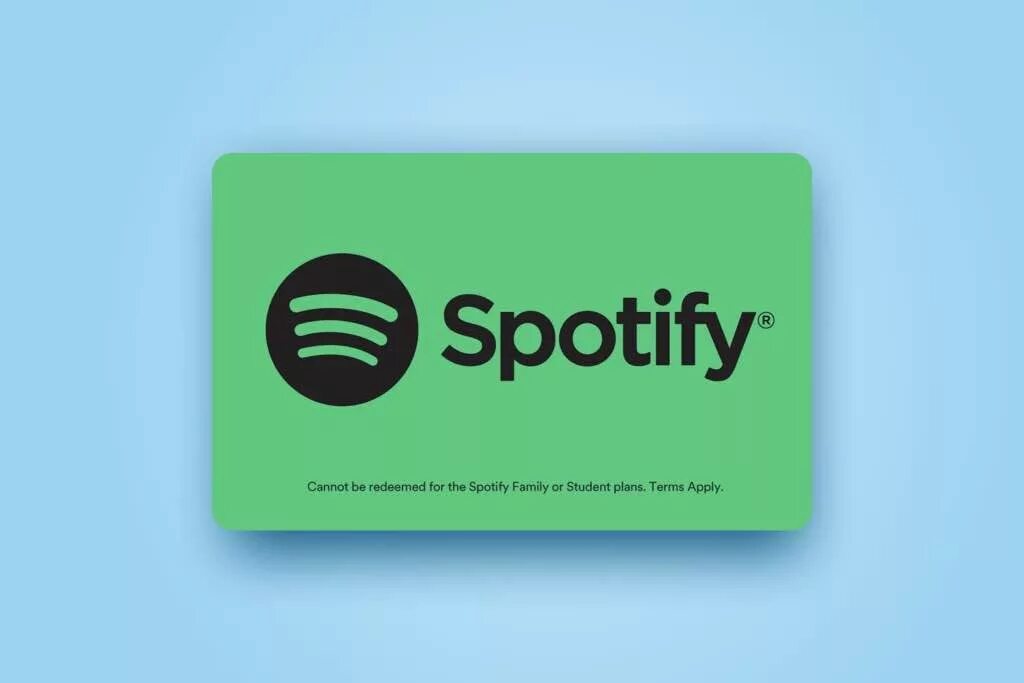 Spotify turkey. Карточка спотифай. Подарочная карта спотифай. Визитка спотифай. Gift карта Spotify.