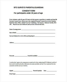 Survey forms