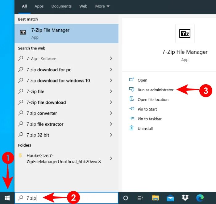 Как сделать 7zip по умолчанию Windows 10. 7 Zip как установить. Архив zip на Windows 10. Установить 7zip для Windows 10.