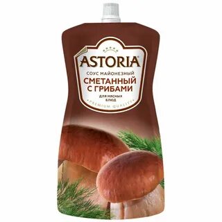 Купить оптом Соус майонезный Astoria "Сметанный с грибами", 42%, 233 г на MAY24