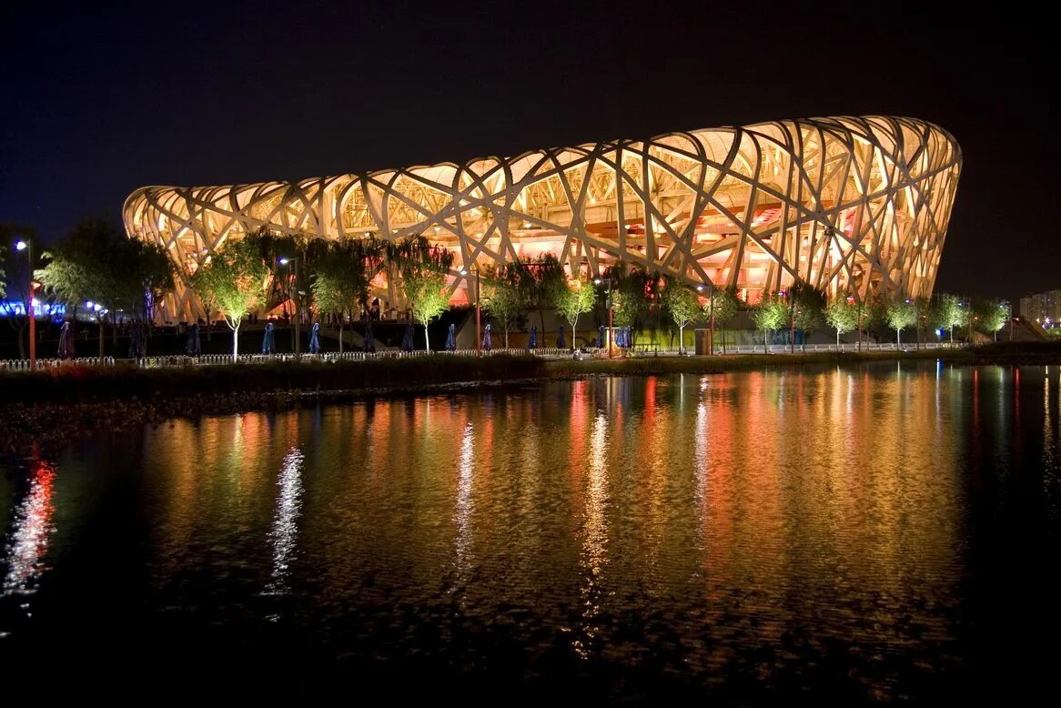 Национальный стадион Пекин Китай. Стадион Птичье гнездо в Пекине. Beijing National Stadium (Пекин, Китай, 2008). Стадион Птичье гнездо в Пекине 2022.