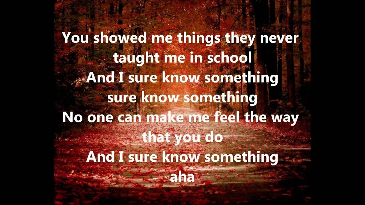 I know something that you. Kiss-sure know something. Kiss sure know something Lyrics.