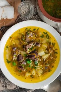 Суп с потрошками